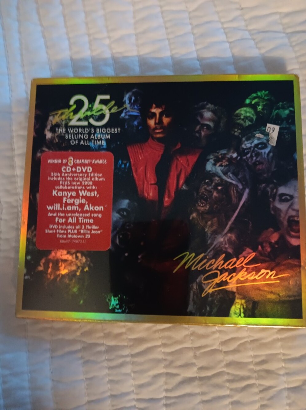 Thriller 25 (Anniversary Edition) - Gold Holographic CD+DVD